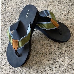 J Crew platform sandals